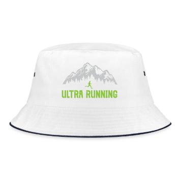 Ultra course à pied - Bob - blanc/marine - Devant