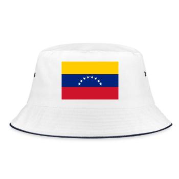 Venezuela - Bucket Hat - white/navy - Front
