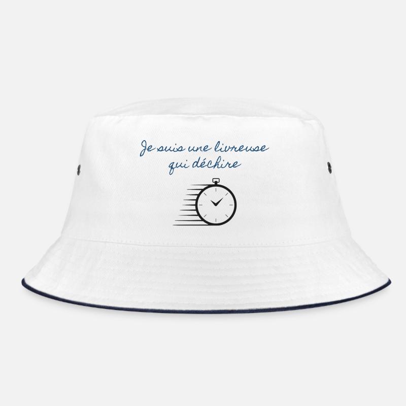 Ich bin ein rockiges Liefermädchen Bucket Hat