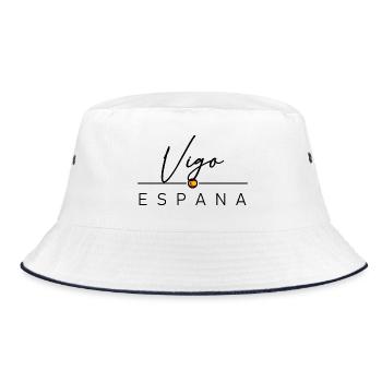 Spain - Vigo - Spain - España - Bucket Hat - white/navy - Front
