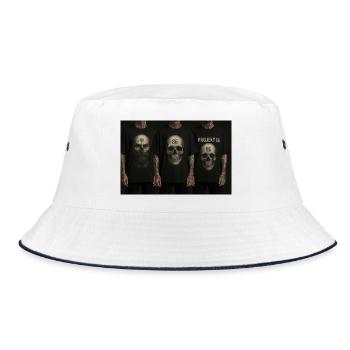 Beginnings - Bucket Hat - white/navy - Front