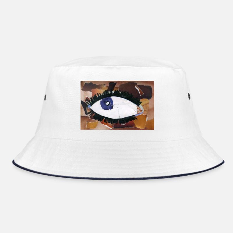 Abstract Collage Eye Art Bucket Hat