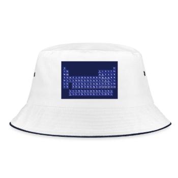 The periodic table of the elements - Bucket Hat - white/navy - Front