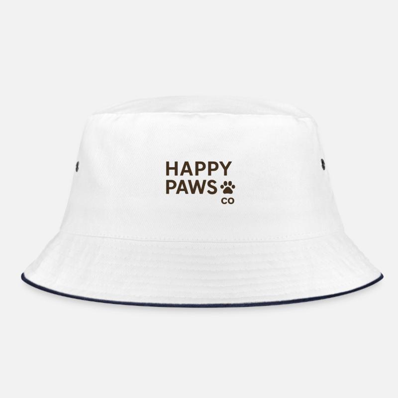 Fellfreunde  - Bucket Hat - Weiß/Navy