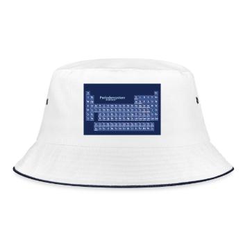 Posters Periodic Table of Elements - Bucket Hat - white/navy - Front