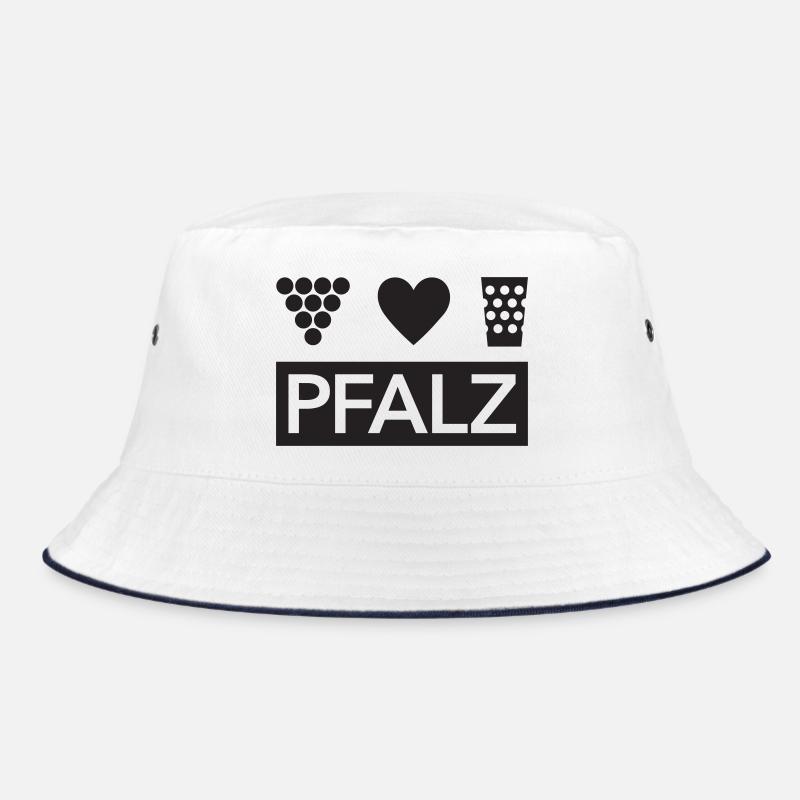 Palatinate - Grapes, Heart & Dubbe Glass Bucket Hat
