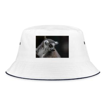 Kattas - Bucket Hat - Weiß/Navy - Vorne