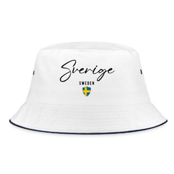 La fierté suédoise, fabriquée en Suède - Bob - blanc/marine - Devant