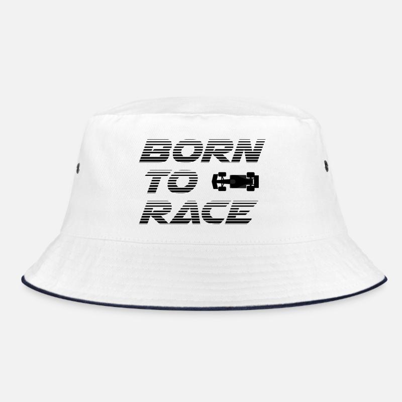 Né pour la course - Bob - blanc/marine