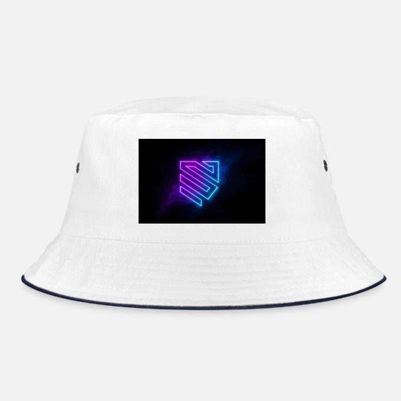 Neon Geometric Shield Bucket Hat