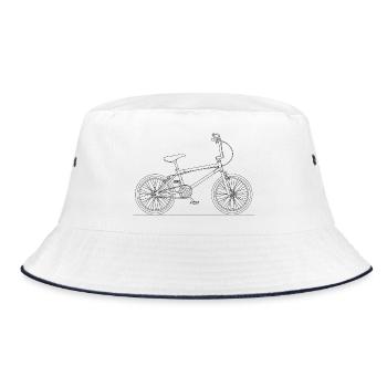 Freestyle BMX Silhouette Minimal - Bob - blanc/marine - Devant