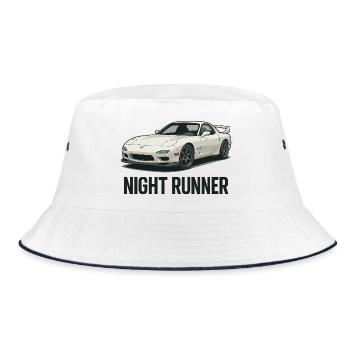 Voiture de sport Night Runner - Bob - blanc/marine - Devant