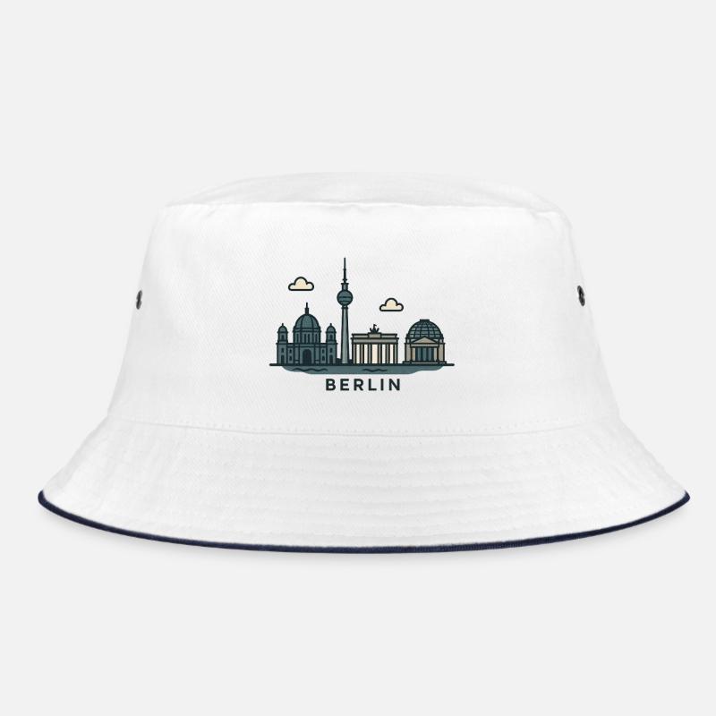 Berliner Skyline  Bucket Hat