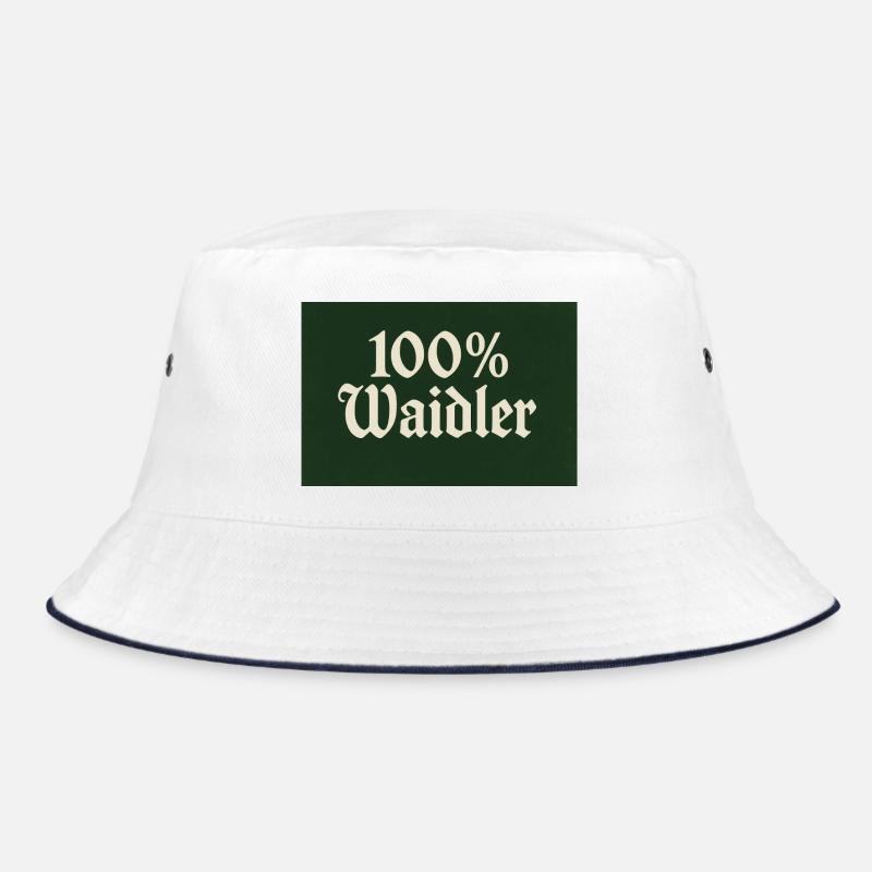 100% Waidler Gothic Stil Bucket Hat