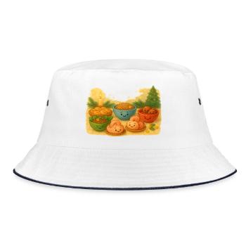 Festif avec salade de sarrasin et struganina - Bob - blanc/marine - Devant