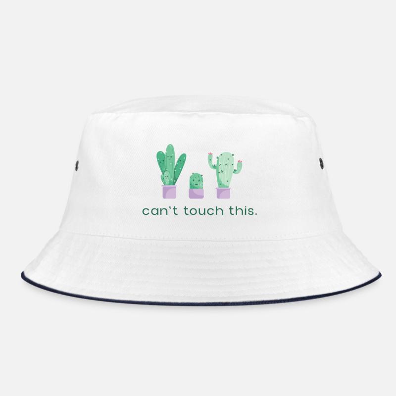 On ne peut pas toucher à ce cactus Drôle de dicton. - Bob - blanc/marine