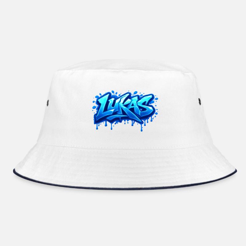 Graffiti LUKAS Name Gift Ideal Printable Bucket Hat