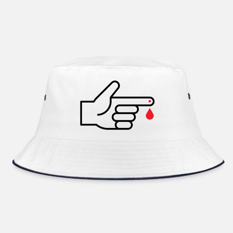 Blutzuckermessung, Blutzucker, Bluttest Bucket Hat