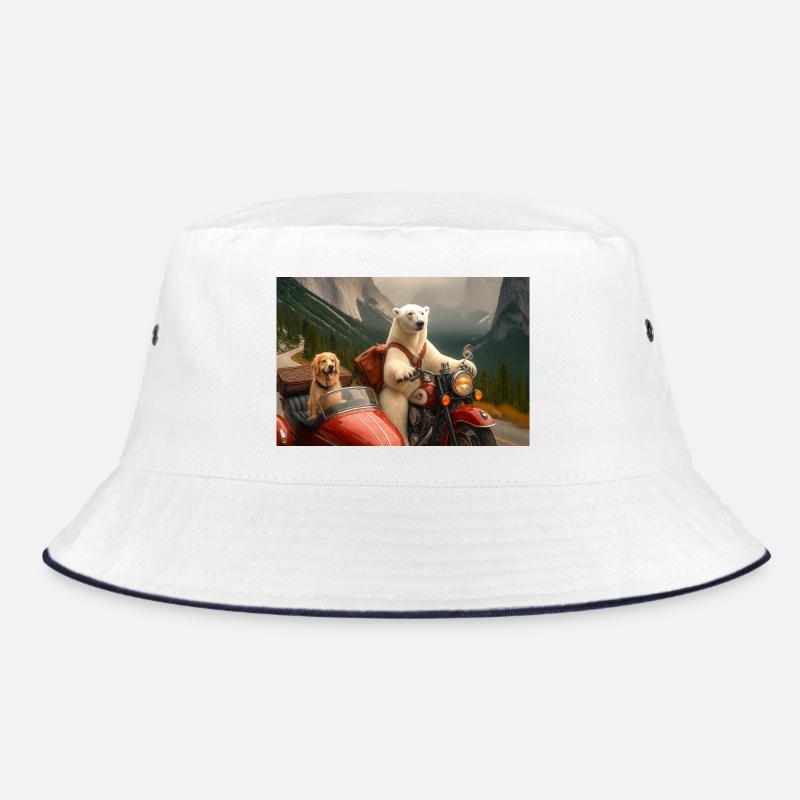 Nordisches Motorradabenteuer mit Bear Bucket Hat