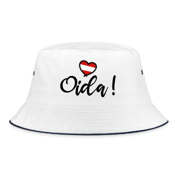 Oida ! Cœur d’Autriche J’adore le dialecte d’Autriche - Bob - blanc/marine - Devant