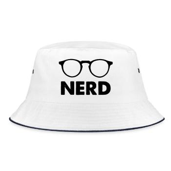 Nerd des lunettes - Bob - blanc/marine - Devant