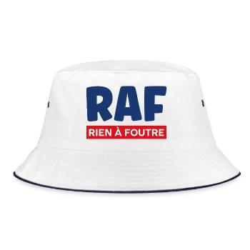 rien à foutre - Bob - blanc/marine - Devant