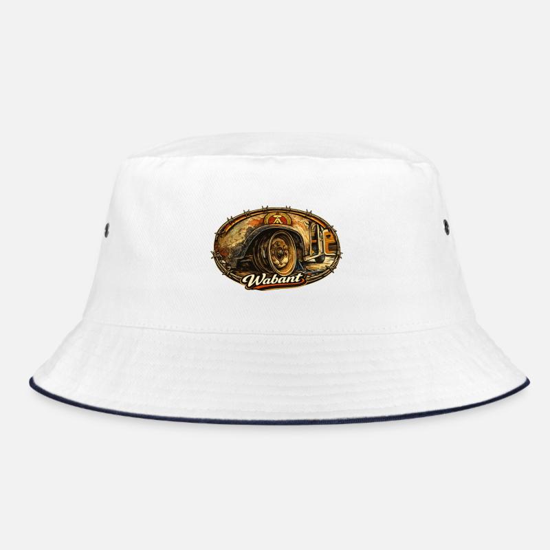 Wabant - Bucket Hat - Weiß/Navy