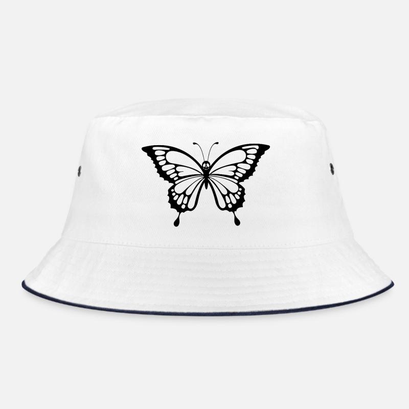 Crâne et papillon noir Bob