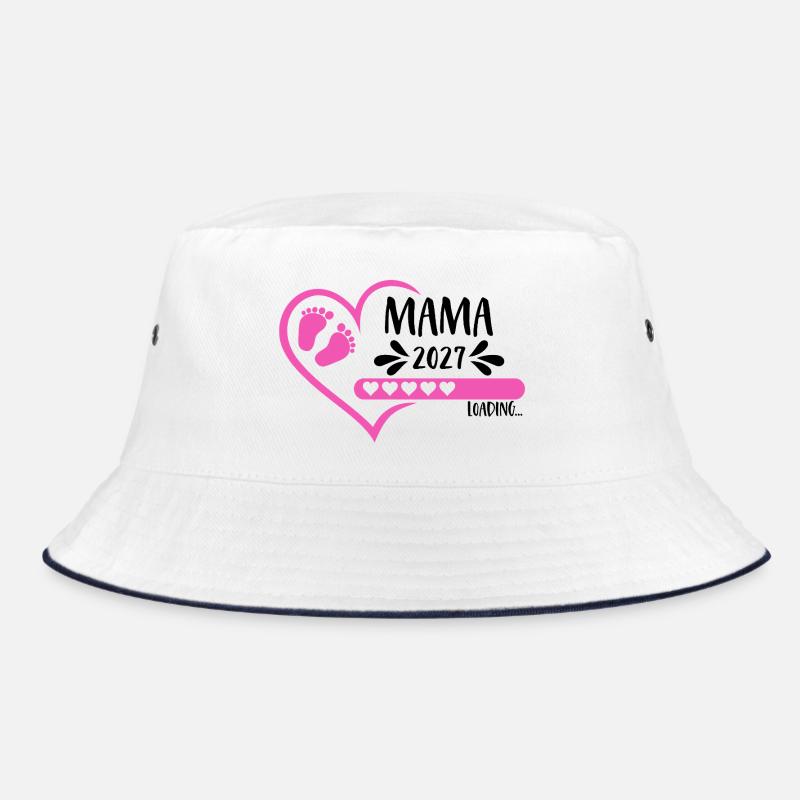 Mama 2027 loading Herz Version Mädchen pink Bucket Hat
