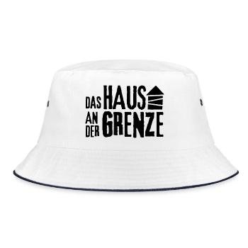 Das Haus an der Grenze - Bucket Hat - Weiß/Navy - Vorne