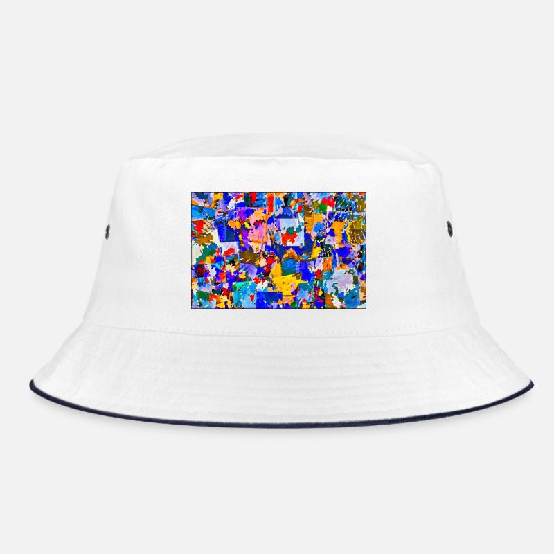klaggerdatsch - Bucket Hat - Weiß/Navy