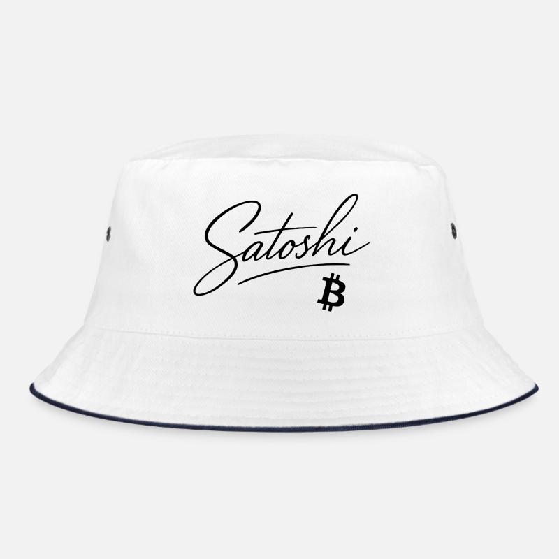 Satoshi Bitcoin Lettering Design Noir Bob