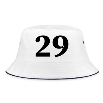 29 - Bob - blanc/marine - Devant