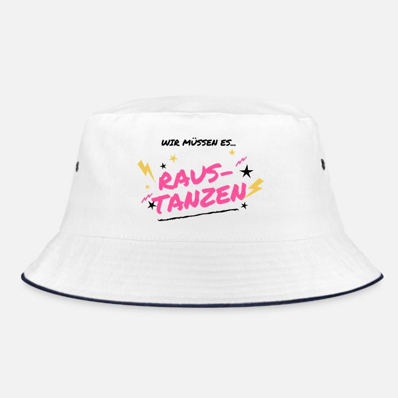 Raus Tanzen Neon Graffiti Bucket Hat