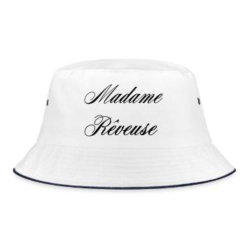 Madame Rêveuse Douceur Femme - Bucket Hat - white/navy - Front
