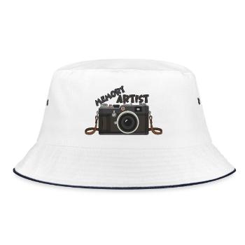 Photography: The Memory Artist - Bucket Hat - white/navy - Front