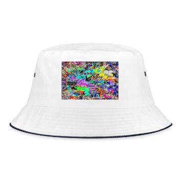 sprakaggy - Bucket Hat - Weiß/Navy - Vorne