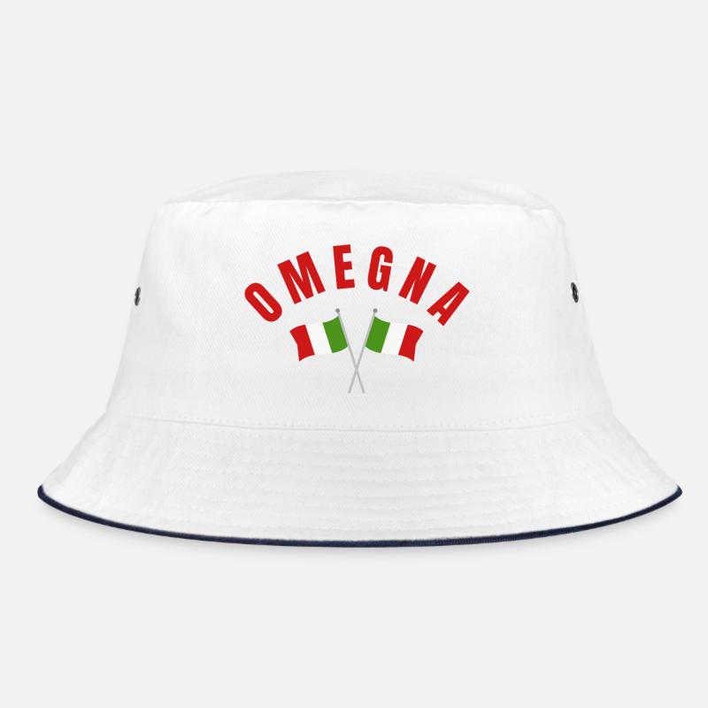 Omegna Italian Flags Emblem Bucket Hat