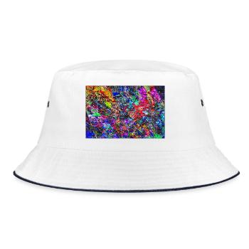 ysprjakfaggy - Bucket Hat - Weiß/Navy - Vorne