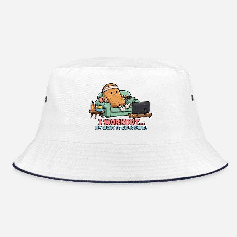 Patate de Couch - Bob - blanc/marine