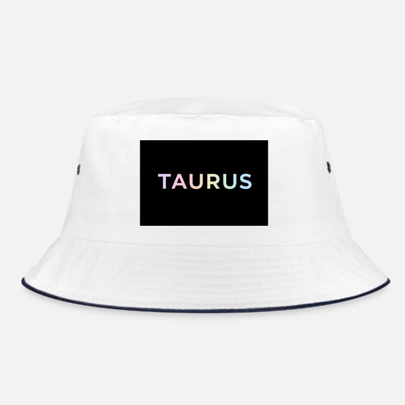Taurus-Gradiententypografie Bucket Hat