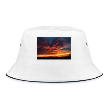 Magie du coucher de soleil le soir - Bob - blanc/marine - Devant
