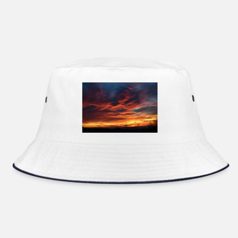 Magie du coucher de soleil le soir - Bob - blanc/marine