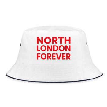 North London Forever - Bucket Hat - white/navy - Front