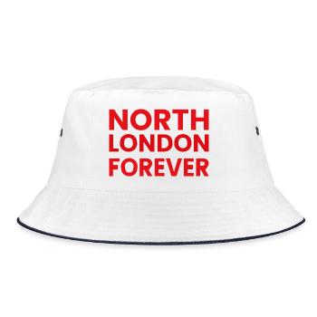 North London Forever - Bucket Hat - white/navy - Front