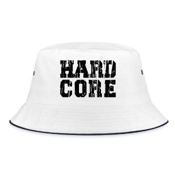 Hardcore Diuseded et Bold Typography logo - Bob - blanc/marine - Devant