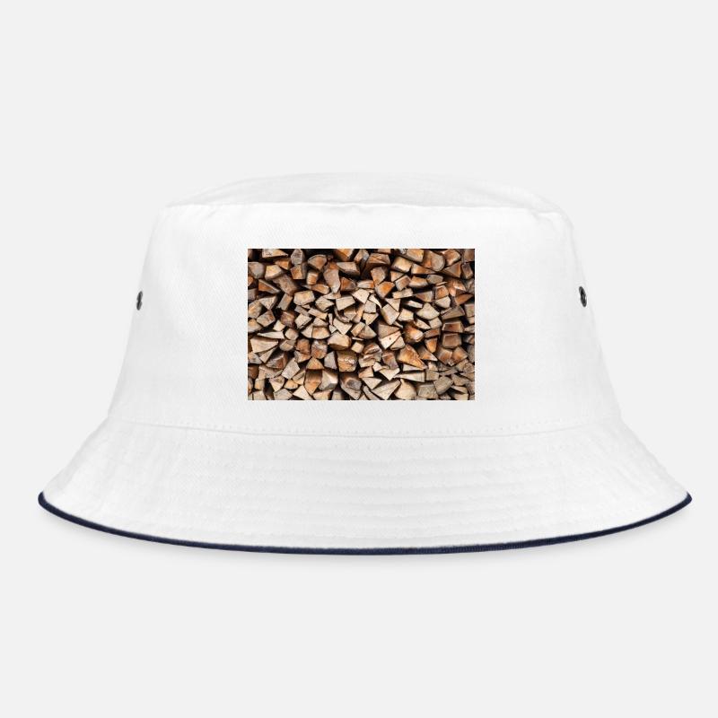 Affiche rustique de bois de chauffage en pile de bois Bob