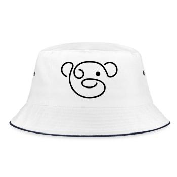 Little Bear - Symbol - Bucket Hat - white/navy - Front