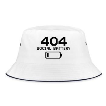 404 Batterie Sociale - Bob - blanc/marine - Devant