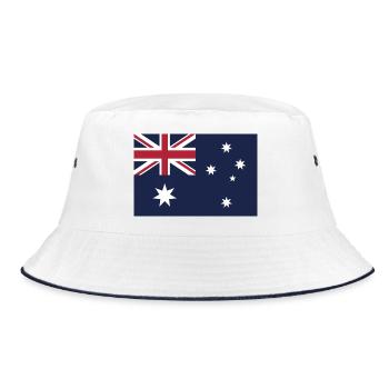Show off your colors - Australia - Bucket Hat - white/navy - Front